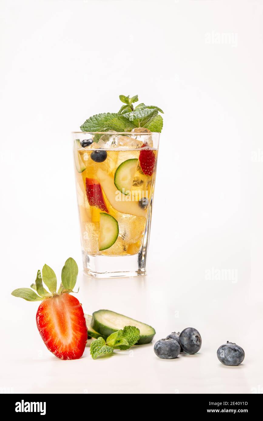Cocktails Healthy Fruits Stock Photo Alamy