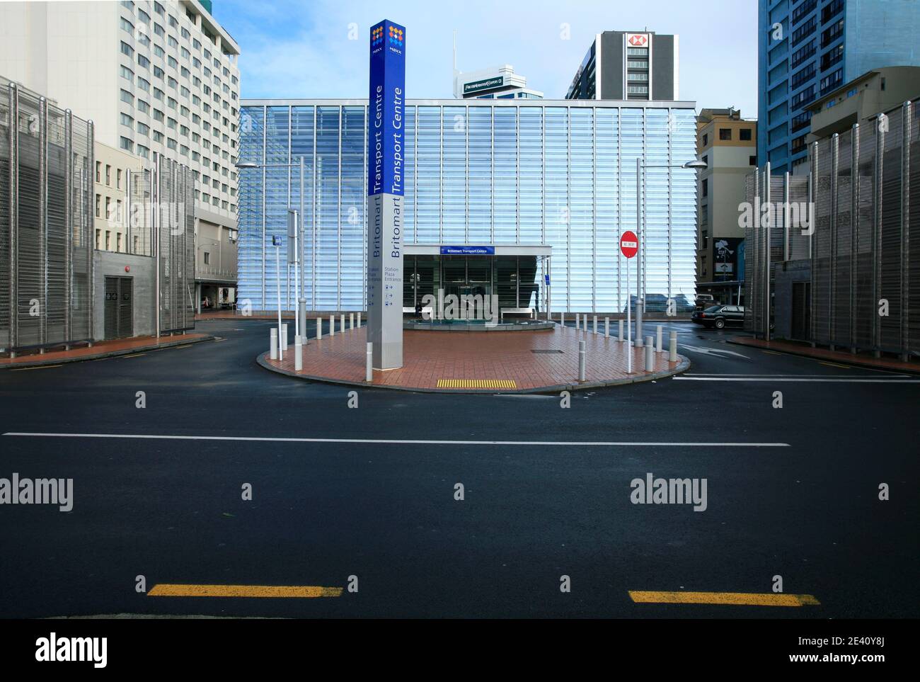 Britomart Station Auckland, bahnhof, railroad station, railway station, stazione, estaci—n ferroviaria, bahnhofsgebaeude, railroad station, railway st Stock Photo