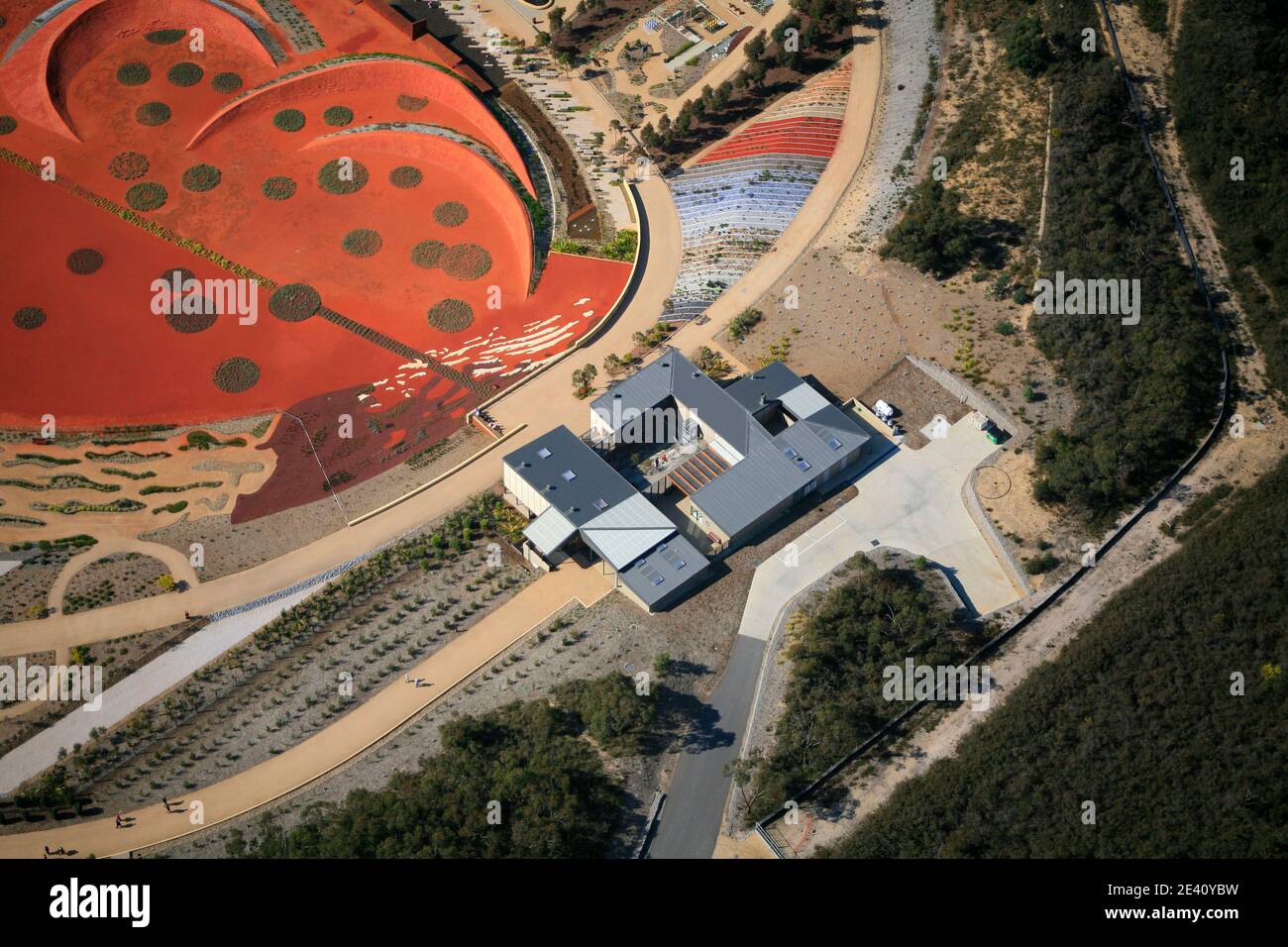 Cranbourne Botanic Gardens, Victoria, australien, australia, Australia, Australia, Architects: Taylor Cullity Lethlean (landscape), Kerstin Thompson ( Stock Photo