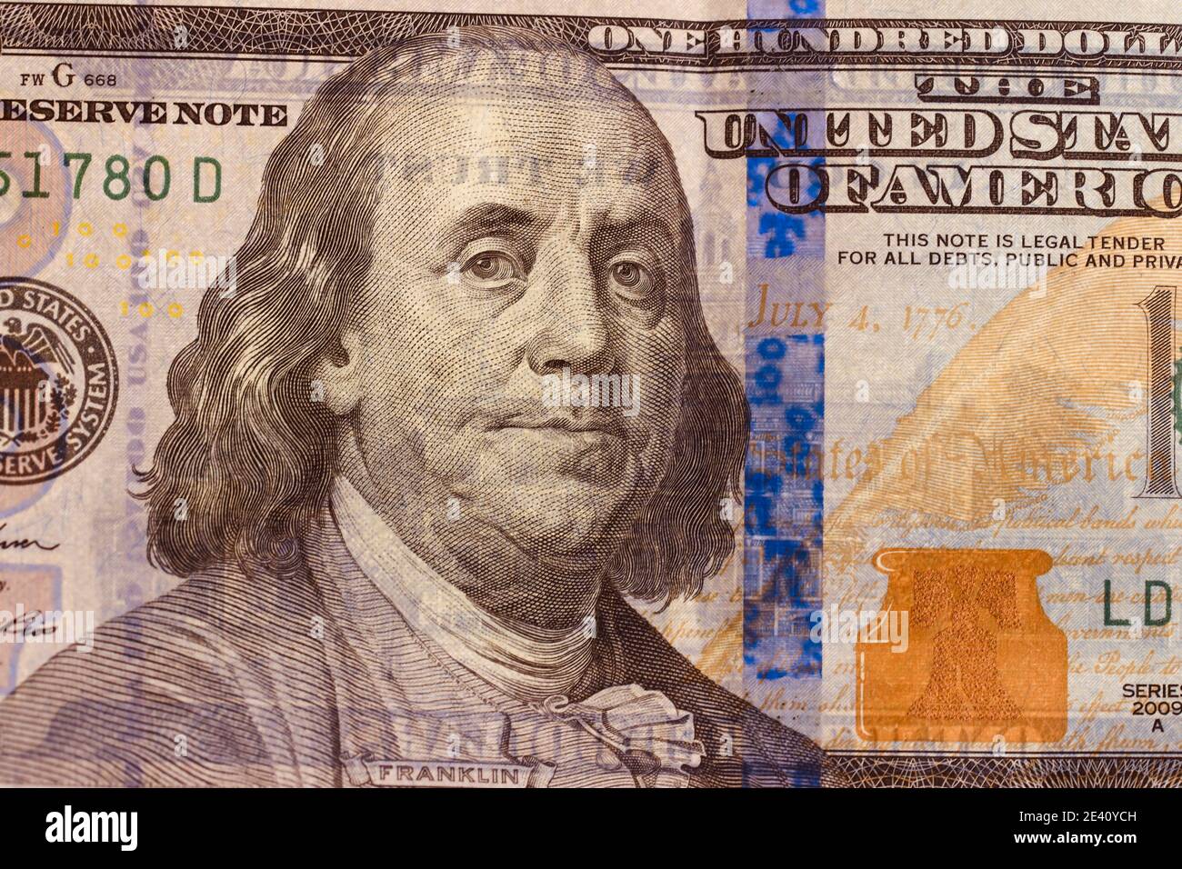 100 dollar bill Stock Photo Alamy