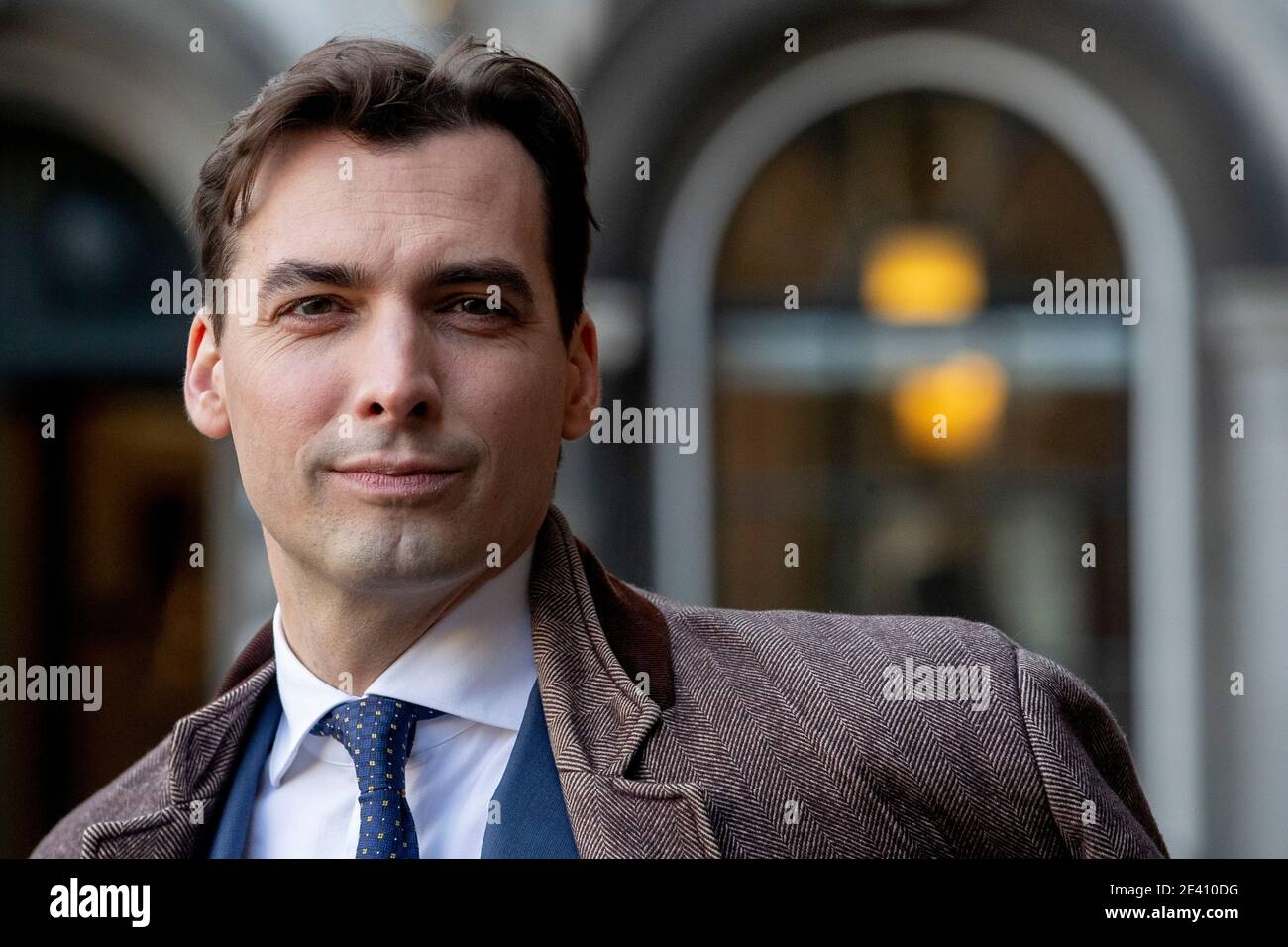 THE HAGUE, NETHERLANDS - JANUARY 21:  Portrait of Thierry Baudet, political leader of Forum voor Democratie (FVD) on January 21, 2021 in The Hague, NE Stock Photo