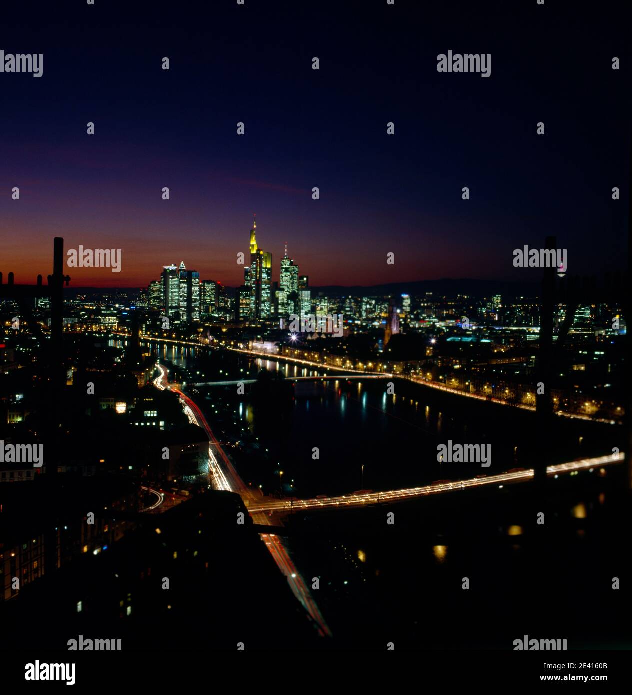 bei Nacht Stock Photo