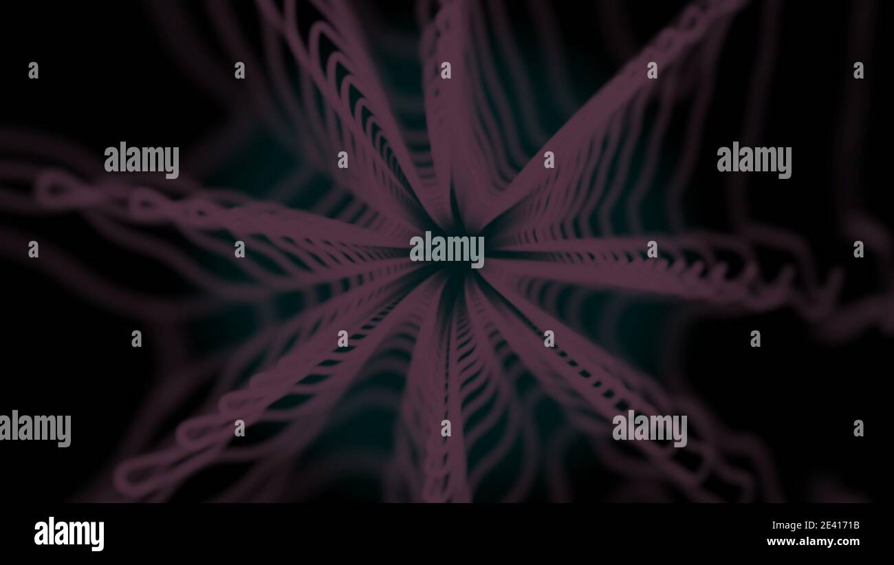 Abstract Hi Tech geometric futuristic modern tunnel background motion ...