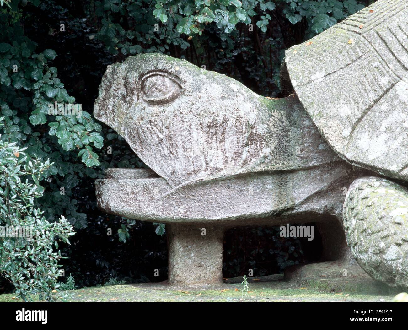 Parco di Mostri, Detail Schildkröte Stock Photo