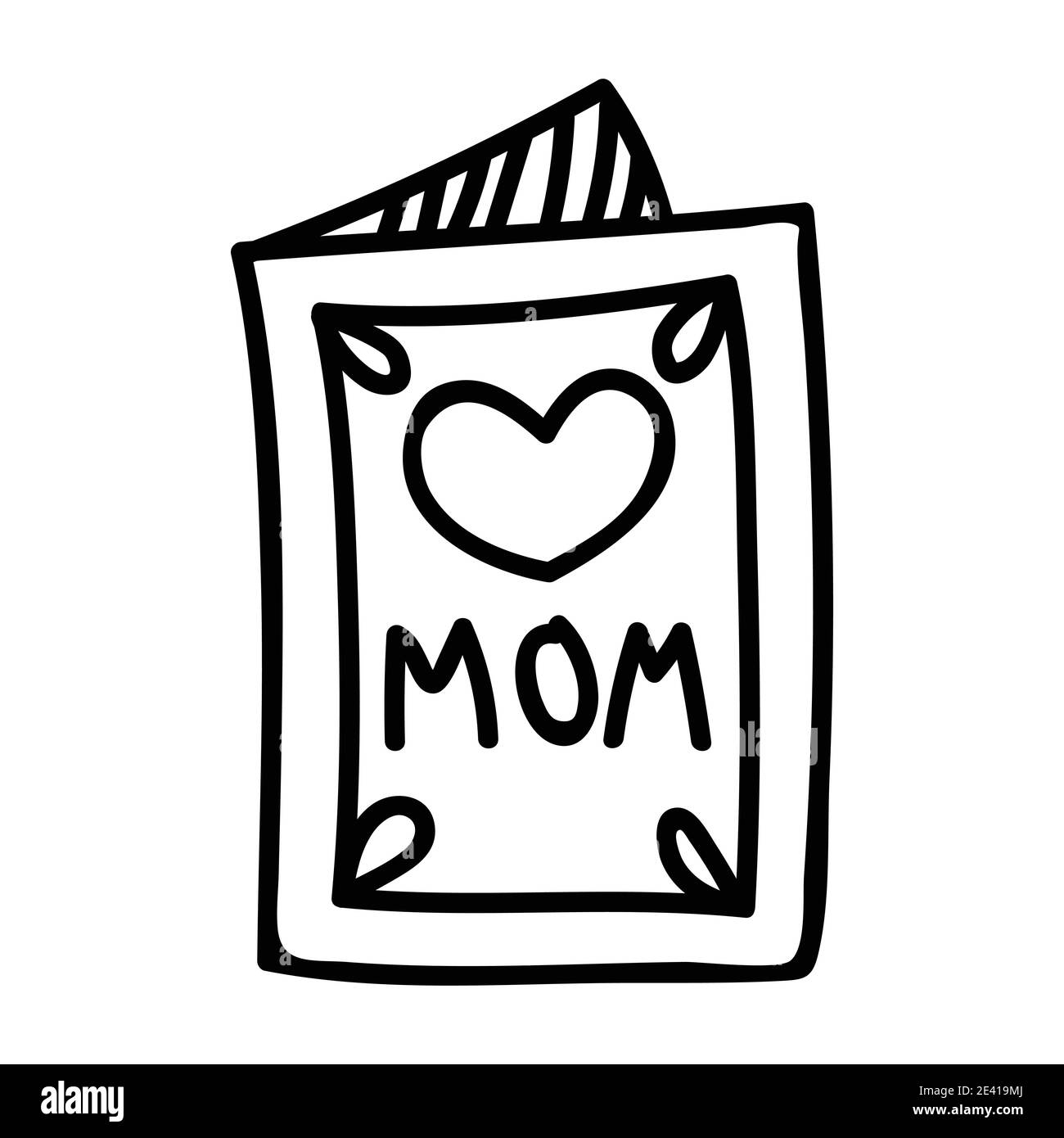 Mothers Day Card Clipart