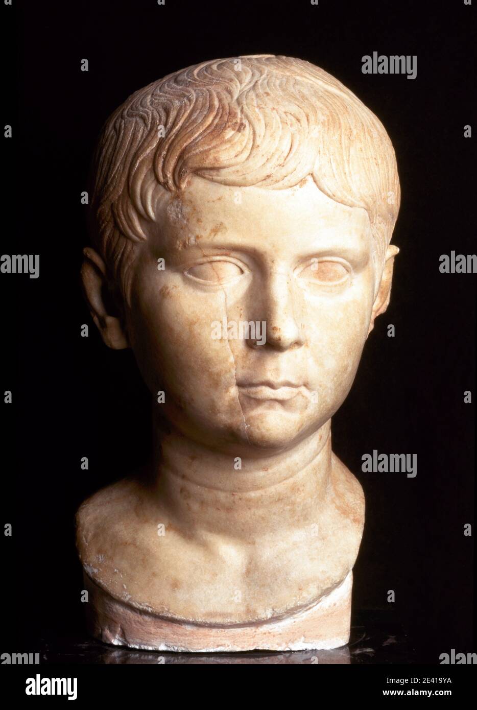 Römischer Kinderkopf Stock Photo