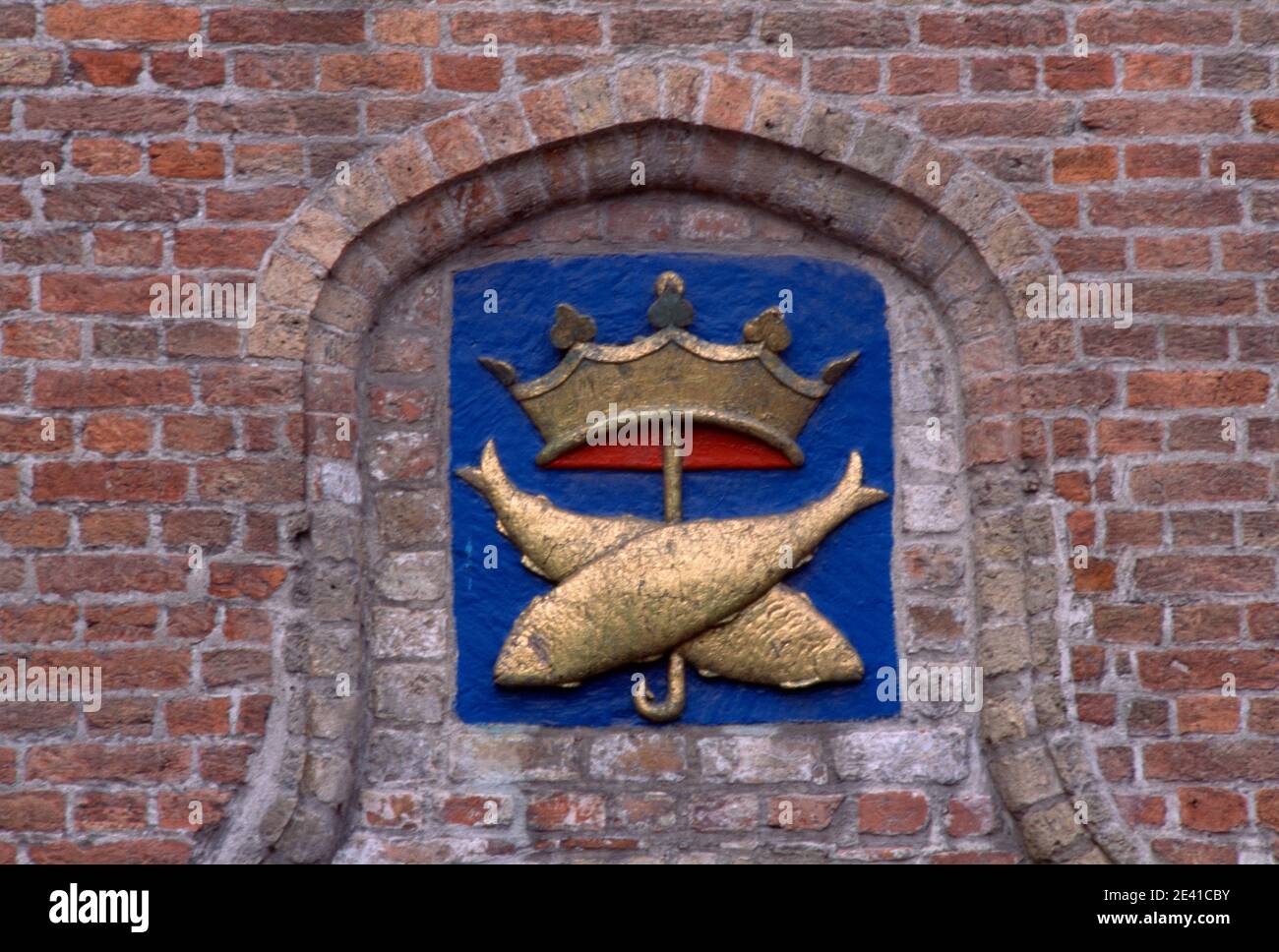 Relief, Fische Stock Photo