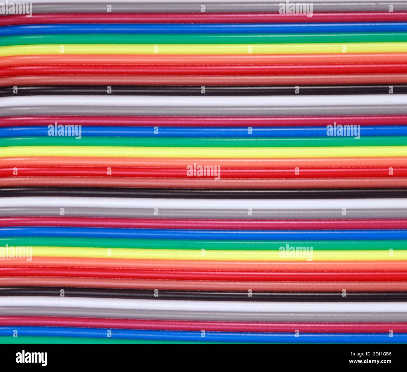 many wire ribbon cable Stock Photo - Alamy