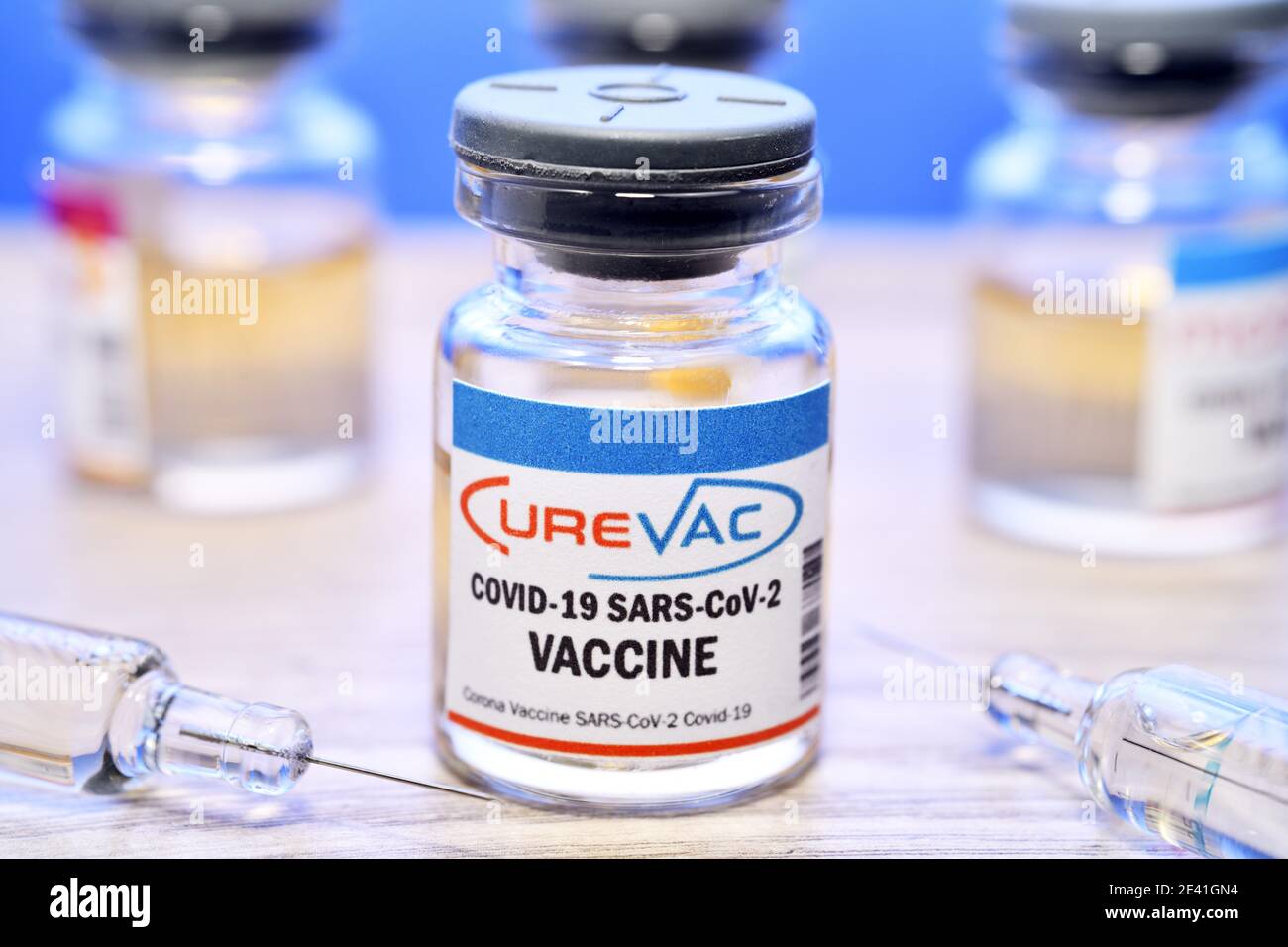 CureVac Covid Vaccine, Symbolic Image Stock Photo