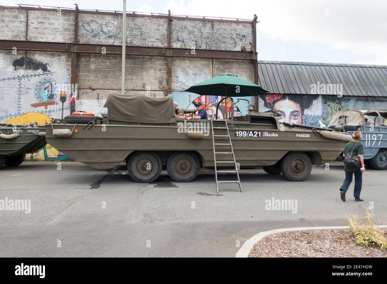 Amphibious vehicle rally Stock Photo - Alamy