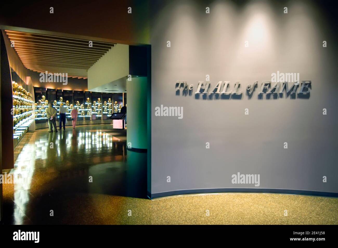 Professional National Football Hall of Fame located in Canton Ohio Stock Photo