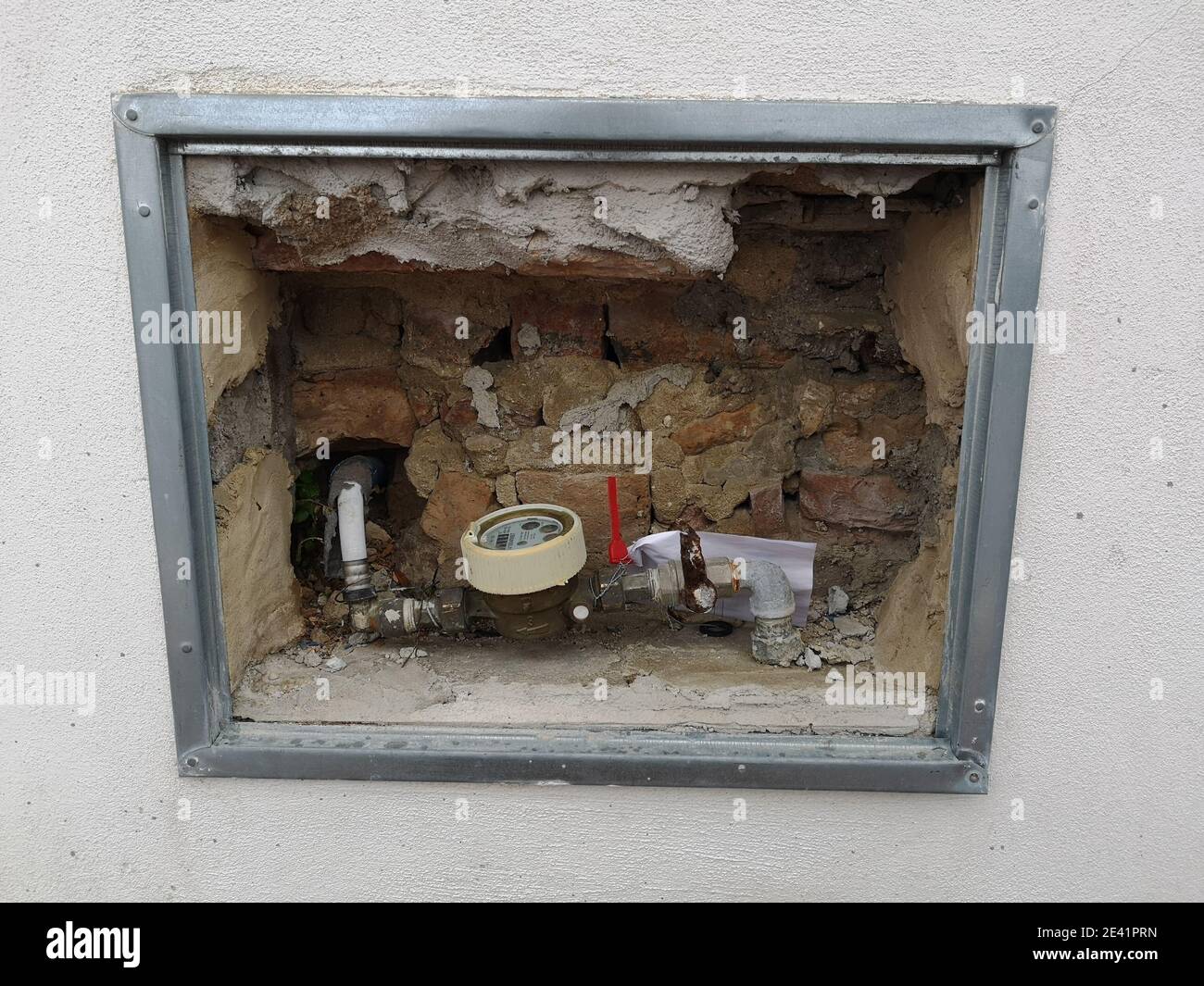 Closeup of a water meter in a Stock Photo - Alamy