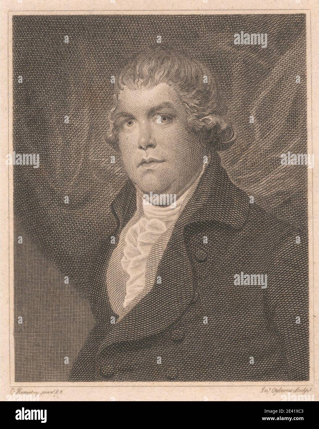 John Ogborne the Elder, 1755â€“1795, British, Joseph Strutt. Engraving. Stock Photo
