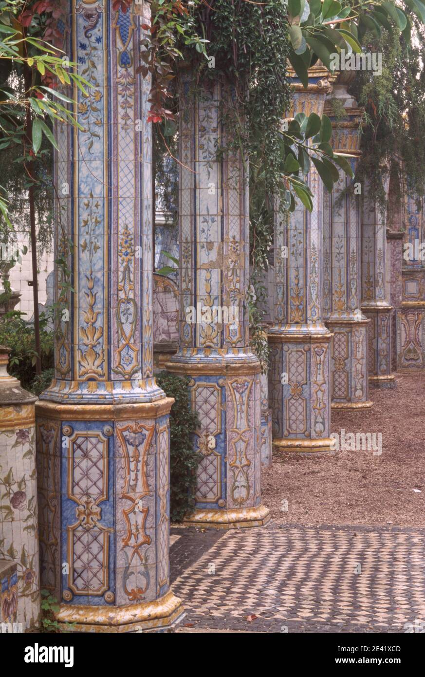 Säulen,  Mitte des 18. Jahrhundert Stock Photo