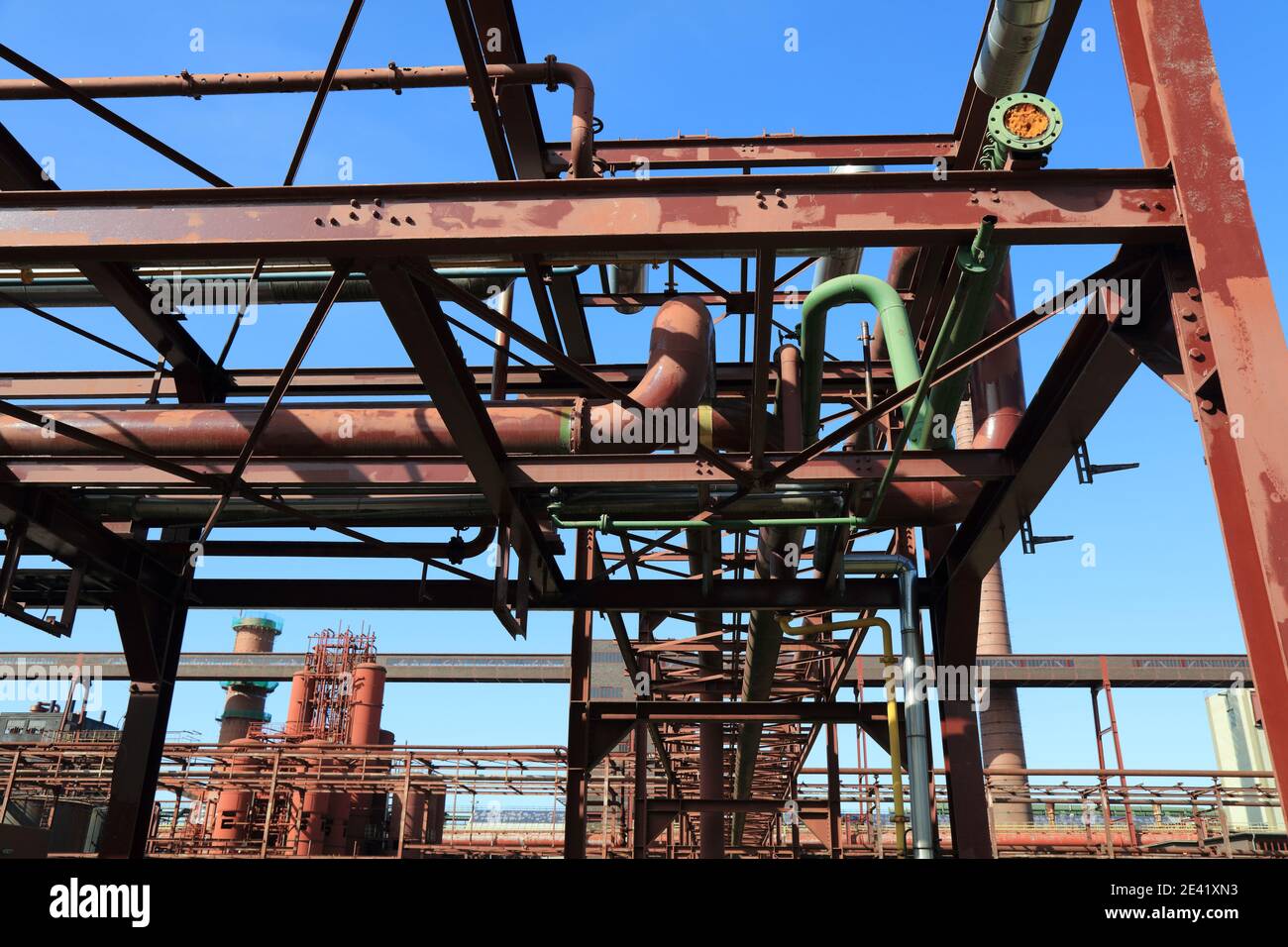 Essen, Germany. Industrial heritage of Ruhr region. Zollverein, a UNESCO World Heritage Site. Stock Photo