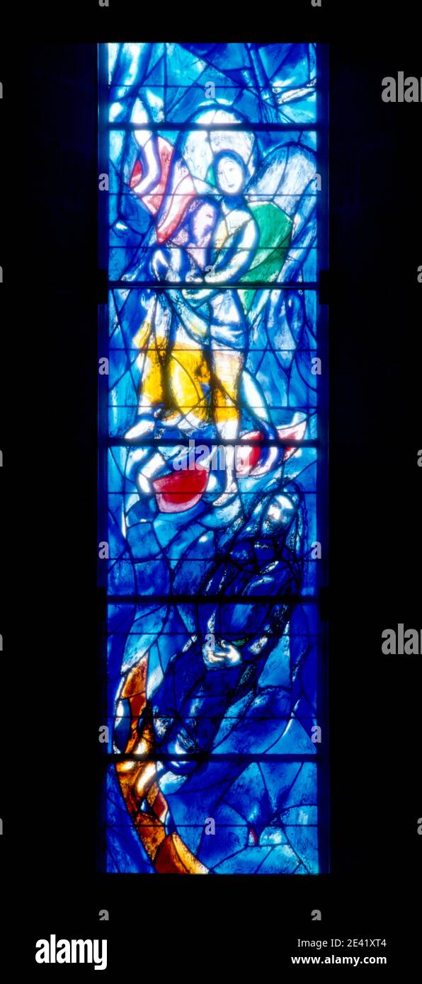 Chagallfenster, Detail Stock Photo