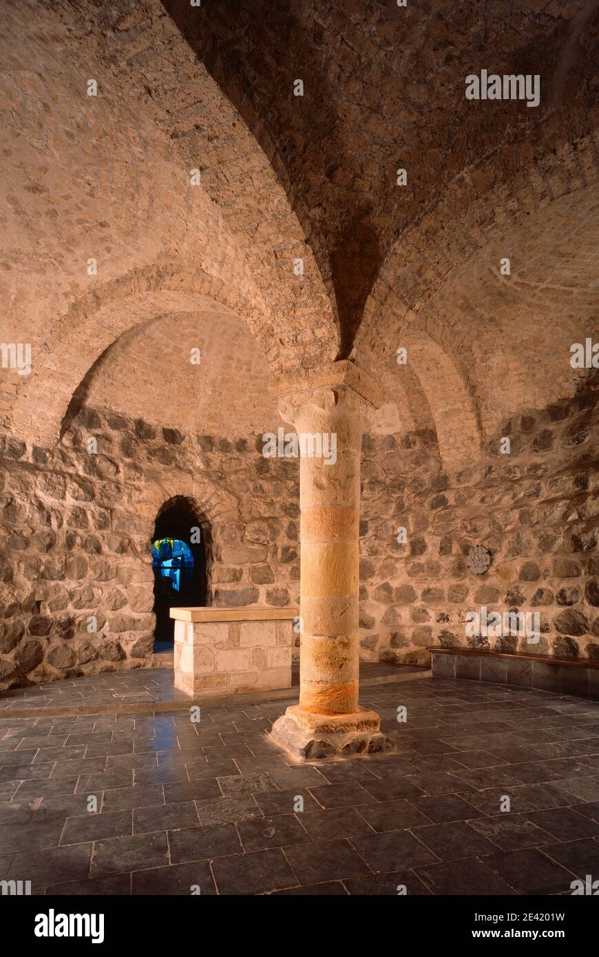 Romanesque crypt lower church hi-res stock photography and images - Alamy