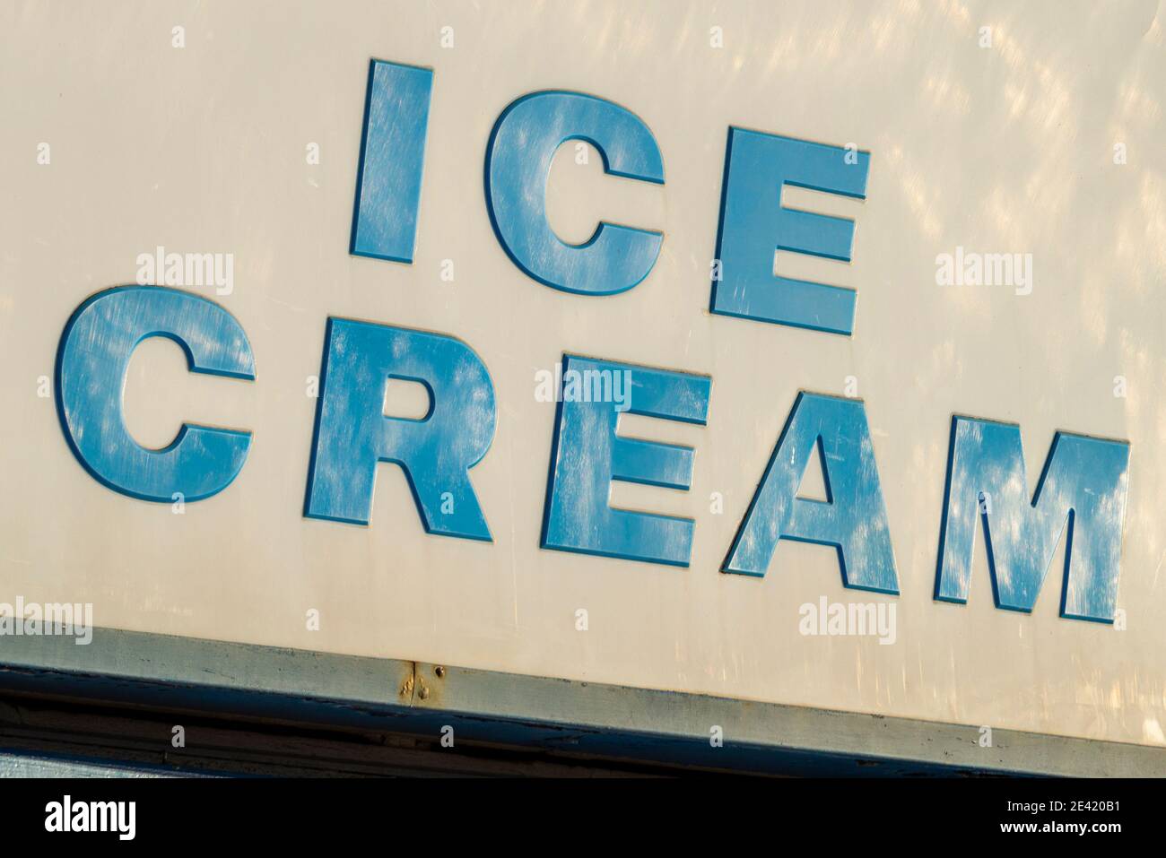 Rossi ice cream shop Southend on Sea, Essex. Seaside seafront Stock