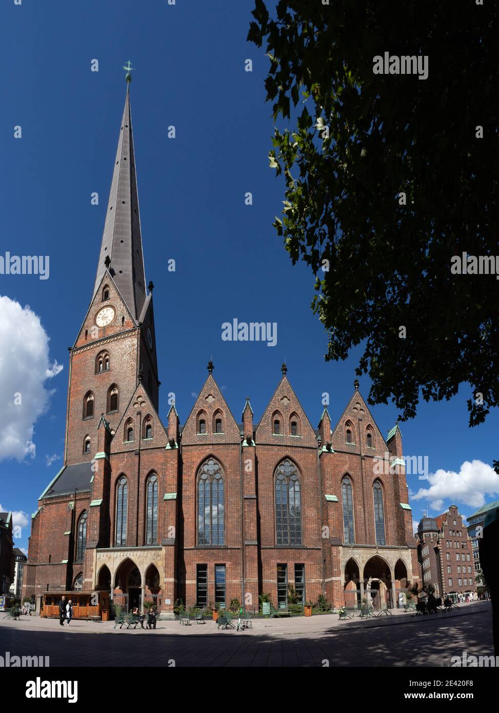 St. Peter's Church, Haburgo Germany Stock Photo