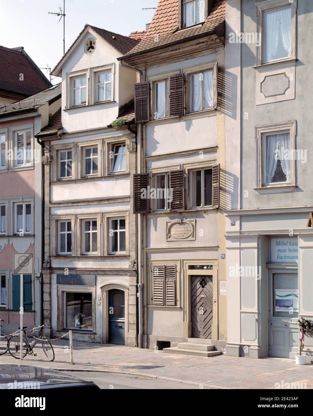 Wohnhaus, zwischen 1808 und 1813 verbrachte er hier seine 'Lehr- und Marterjahre' Stock Photo