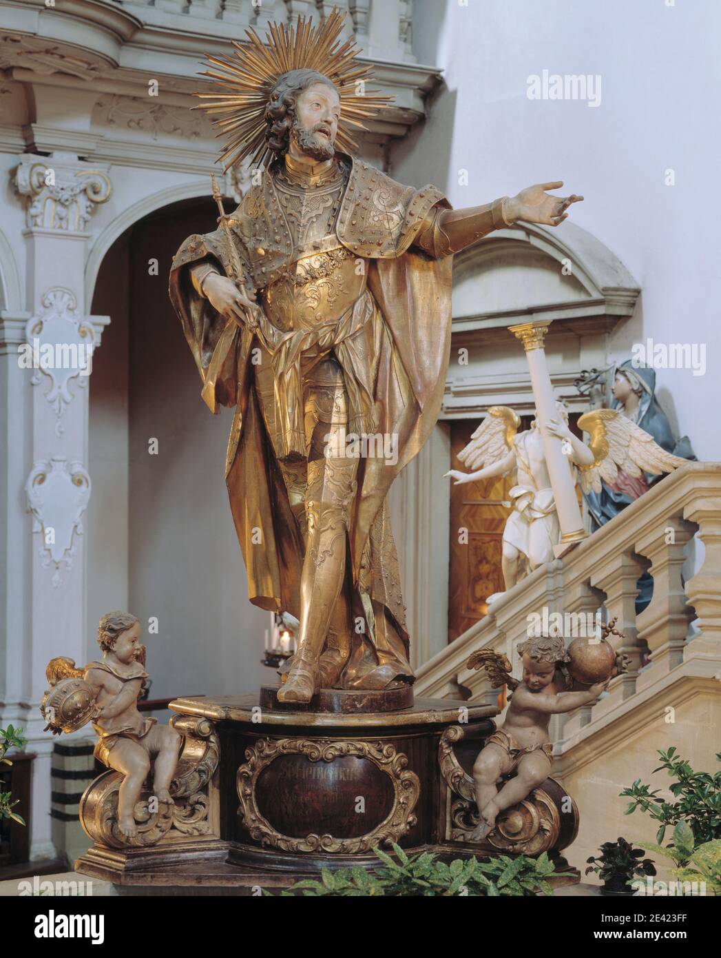 Vierungsaltar, Kaiser Heinrich, 1726 von Franz Anton Schlott Stock Photo -  Alamy