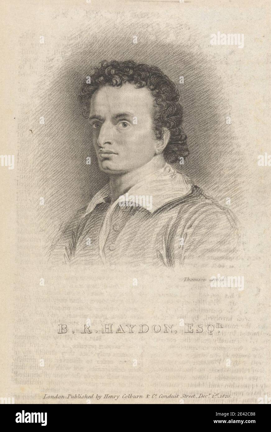 James Thomson, 1789â€“1850, British, Benjamin Robert Haydon, 1820 ...