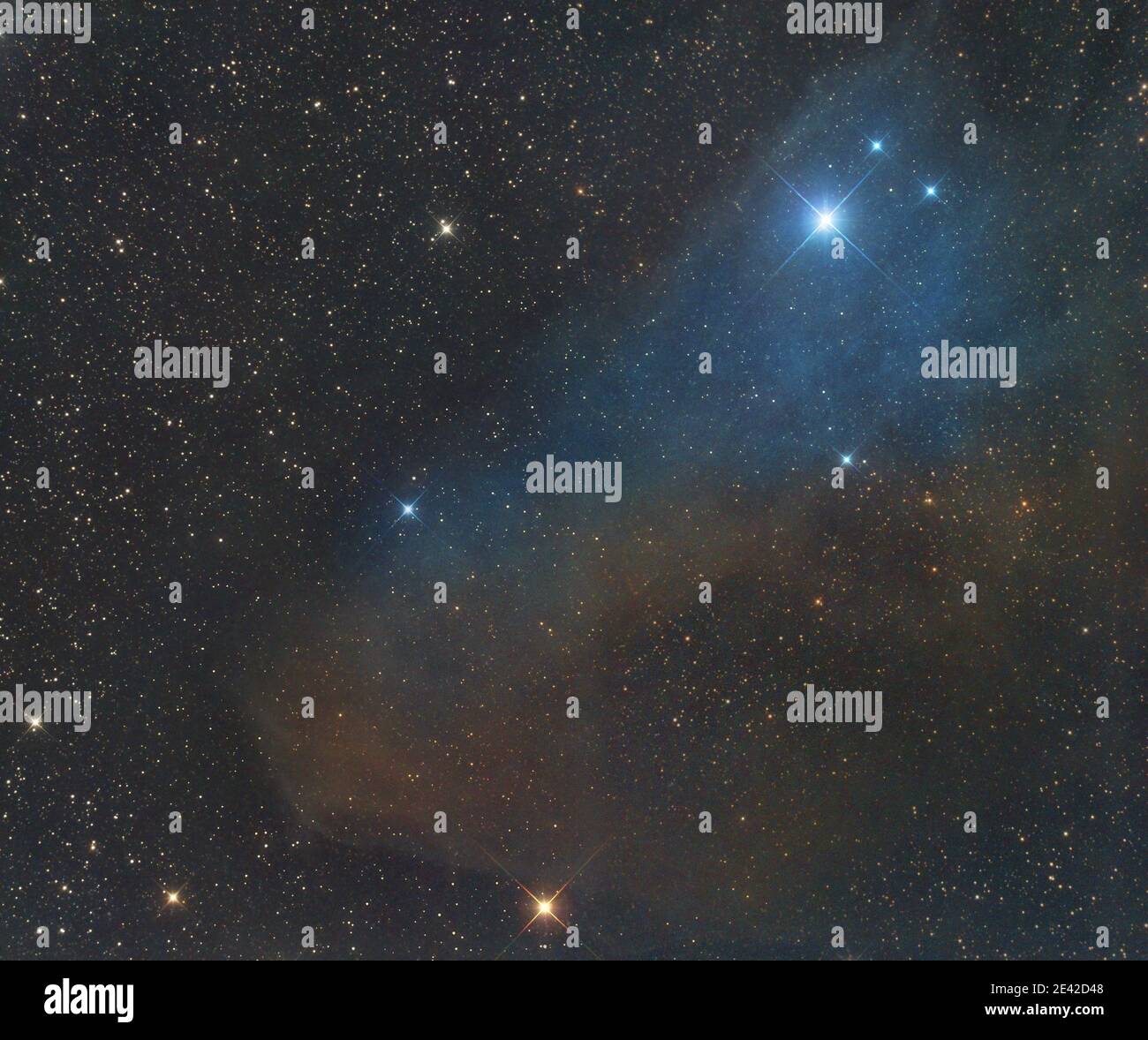 Blue Horse Head Nebula Stock Photo
