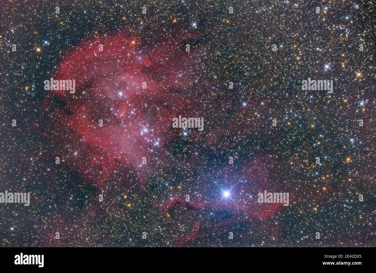 Lambda Centauri Nebula Stock Photo Alamy