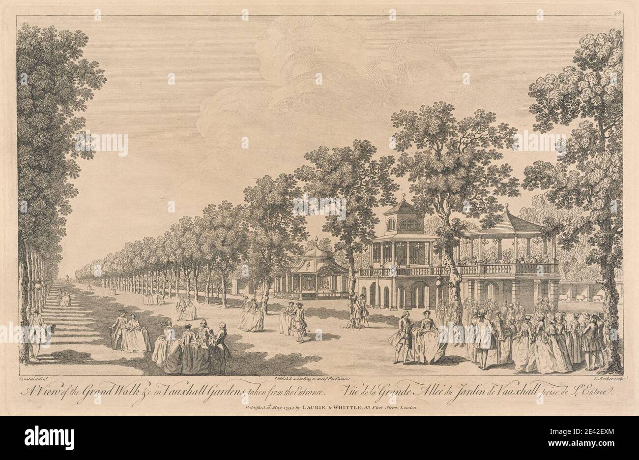 Edward Rooker Vauxhall gardens lambeth hi-res stock photography and images - Alamy