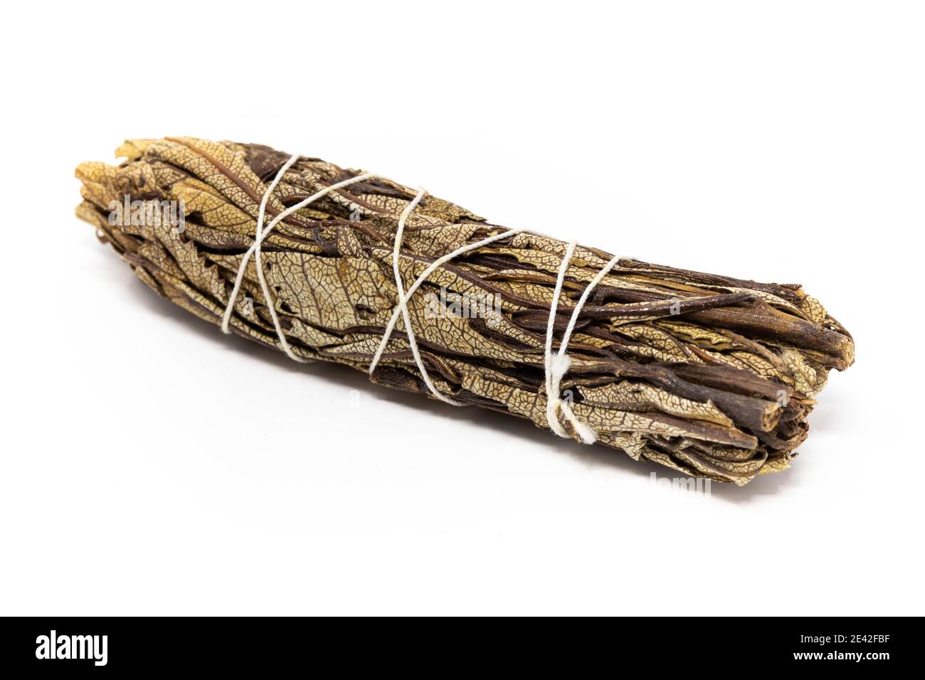 Yerba Santa Sage Smudge Sticks for purification and relaxation close up Stock Photo