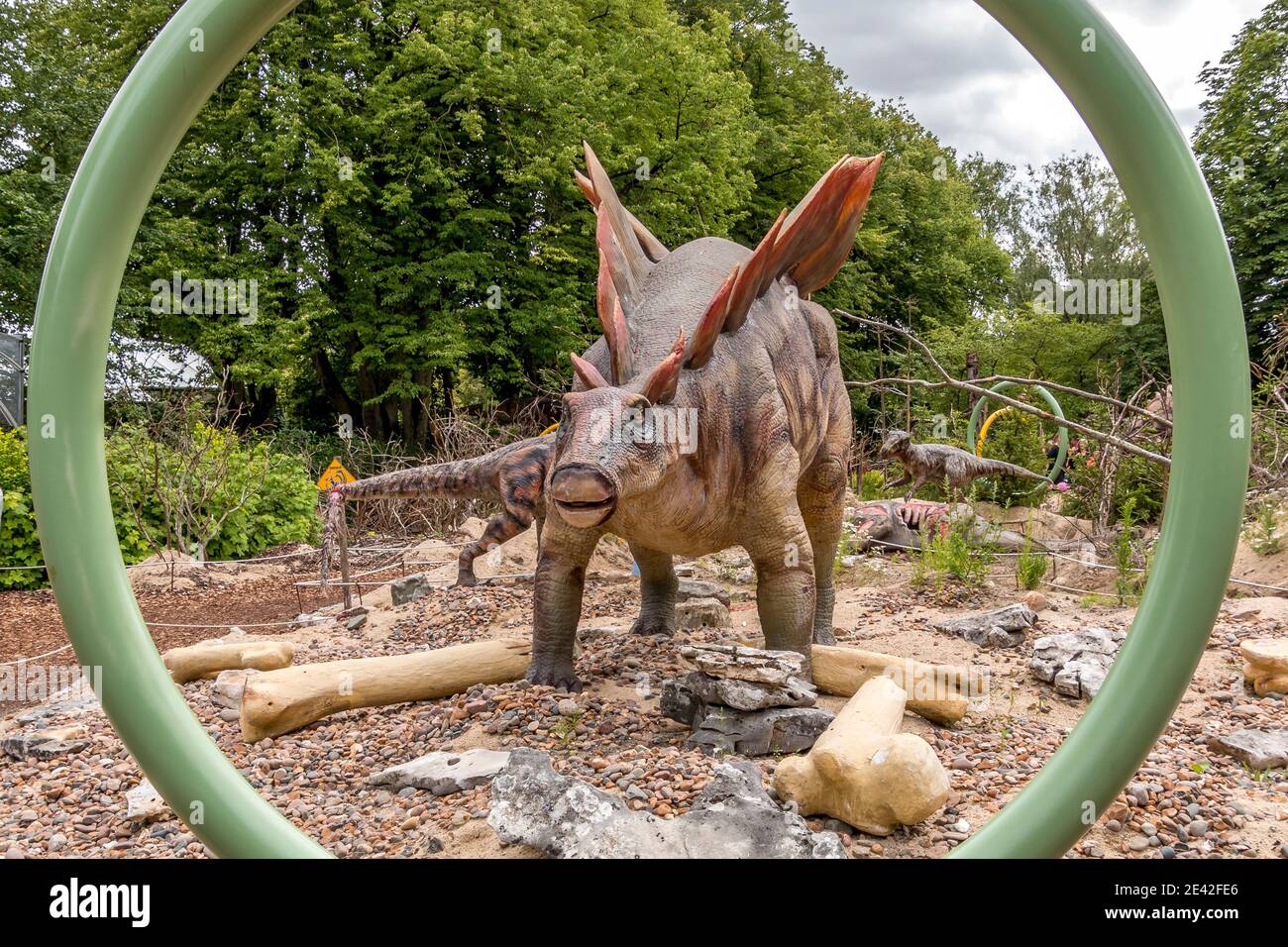 Aalborg, Denmark - 25 Jul 2020: Dinosaur stegosaurus in natural and in lifelike size Photo - Alamy