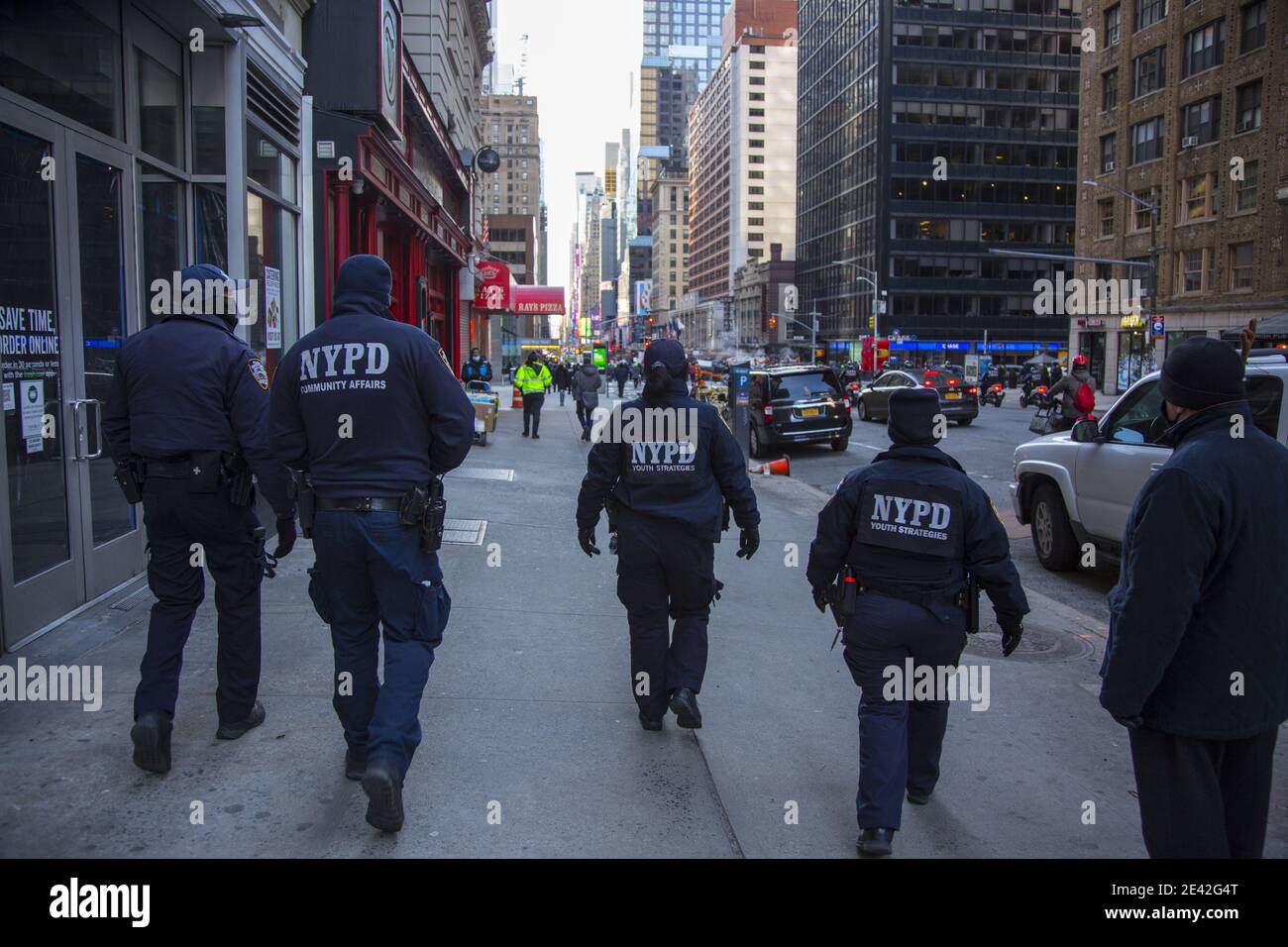 A group of police officers are standing in a line | Premium AI