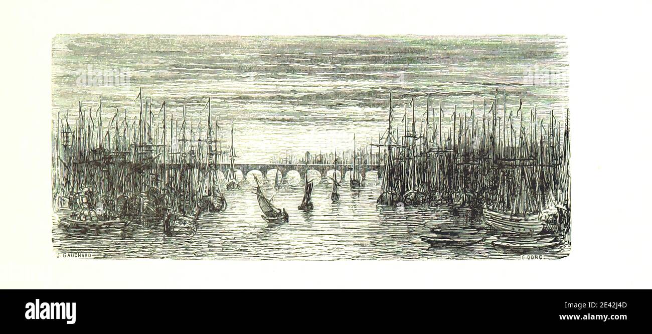 Image taken from page 21 of 'Voyage aux Pyrénées ... Troisième édition illustrée par Gustave Doré' Stock Photo