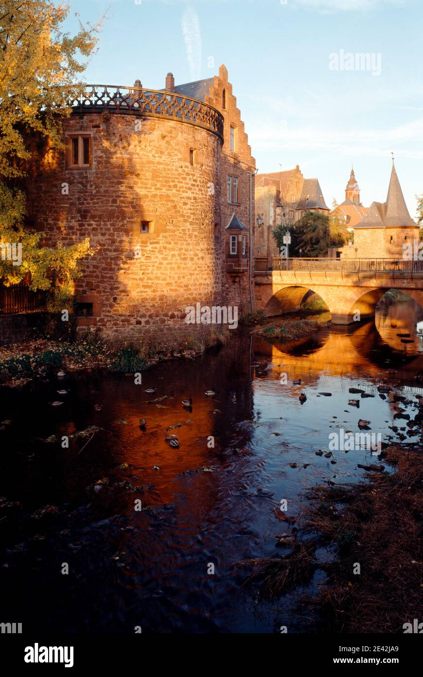 Blick auf Wallanlage Stock Photo