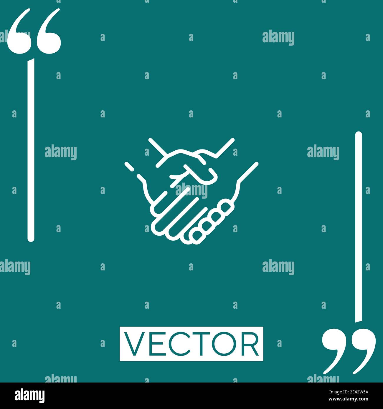 no racism vector icon Linear icon. Editable stroke line Stock Vector