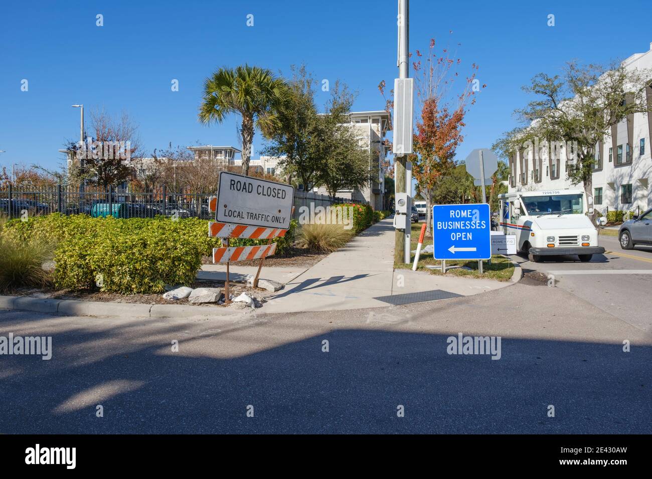 - Hyde Park, a gentrified neighborhood in, Tampa, Florida Stock Photo