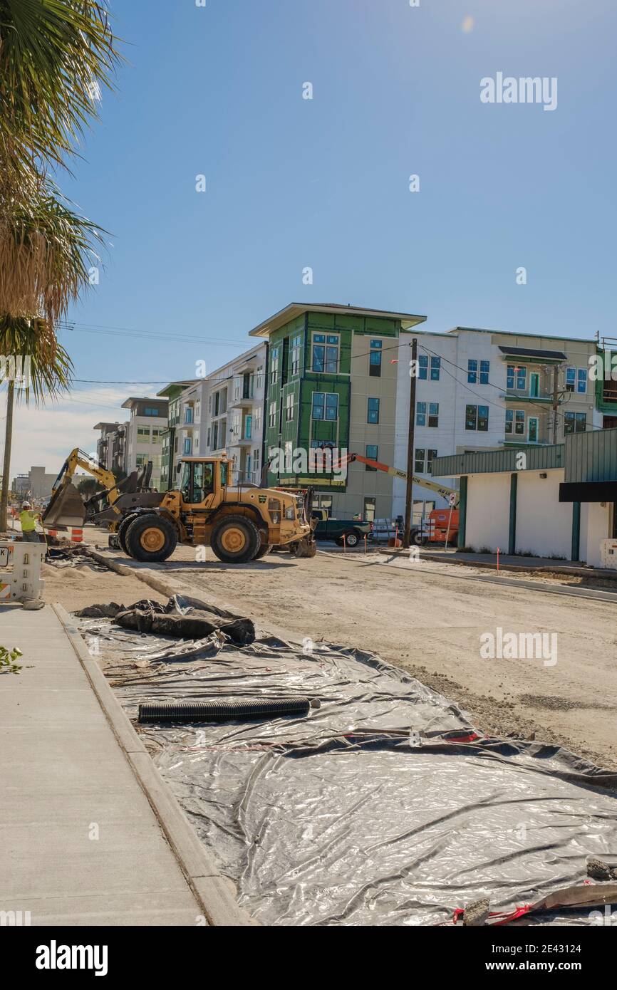 New Apartments Hyde Park, a gentrified neighborhood in, Tampa, Florida