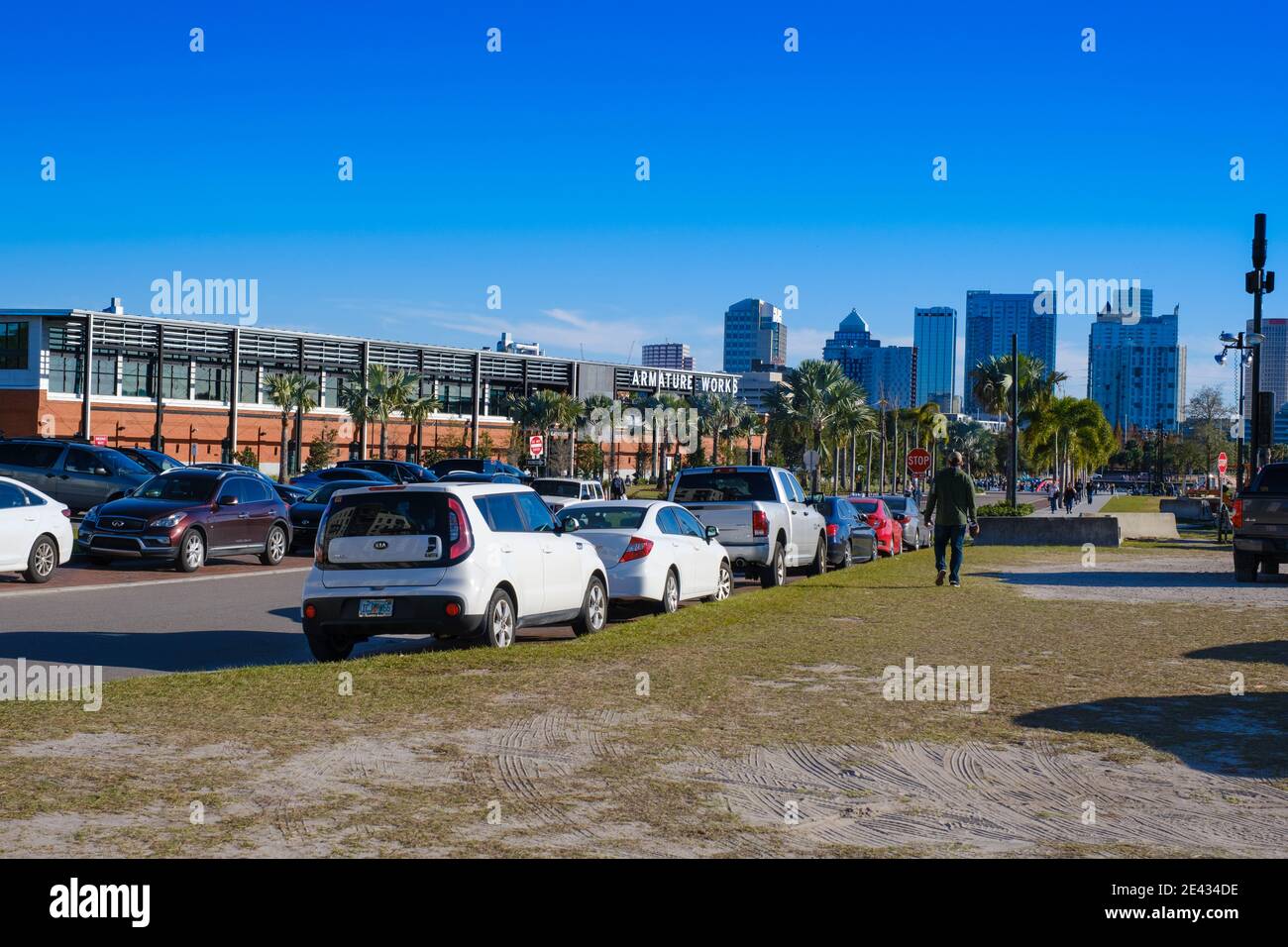 Armature works - Tampa Heights, Tampa, Florida. Tampa's first suburb established in 1883. The Tampa Heights neighborhood has been experiencing gentrif Stock Photo