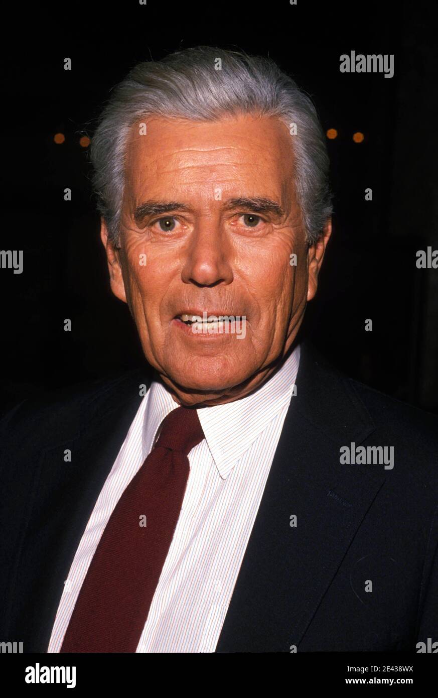 John Forsythe 1989 Credit: Ralph Dominguez/MediaPunch Stock Photo - Alamy