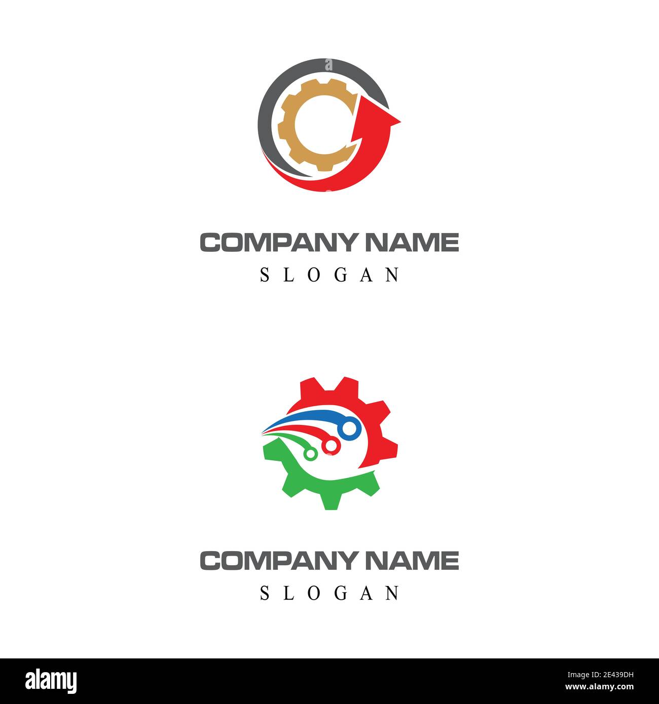 Gear Logo Template vector icon illustration design Stock Vector Image ...