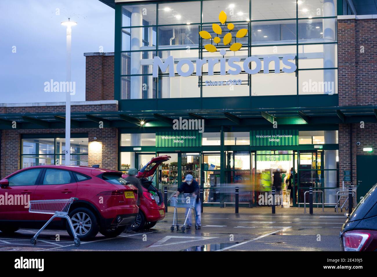 Morrisons supermarket car park in hires stock photography and images