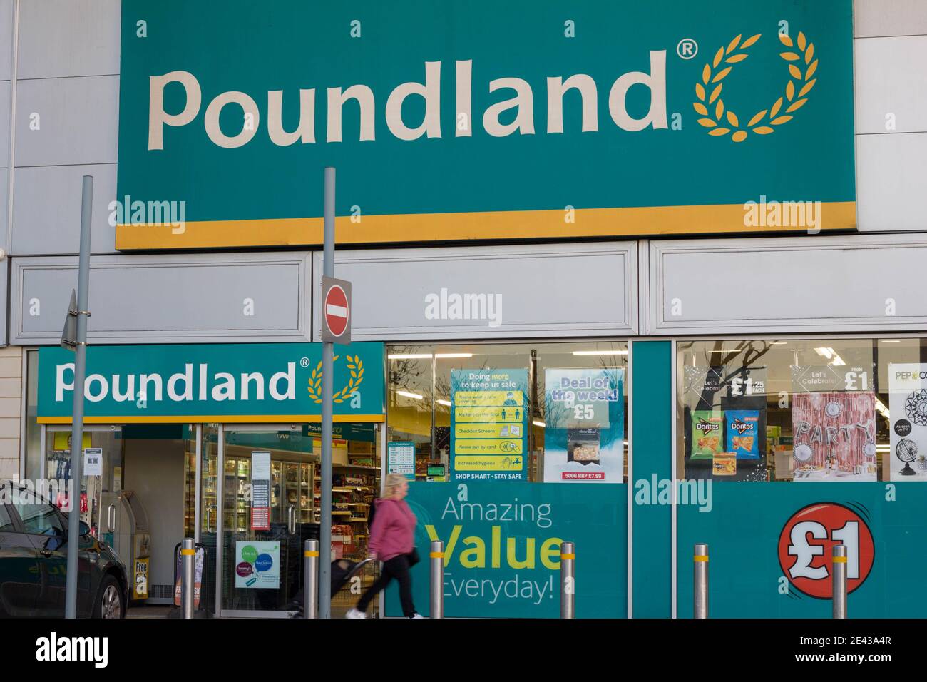 Poundland offering amazing value everyday Stock Photo