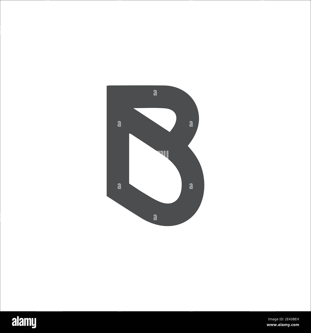 BD letter logo design monogram icon logo symbol vector Stock Vector ...