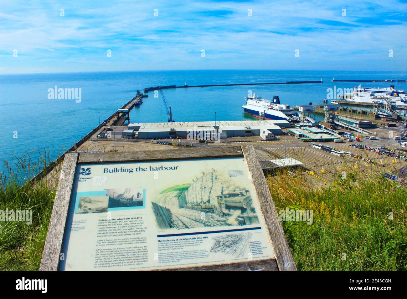 The Port of Dover is a crosschannel ferry, cruise terminal, maritime