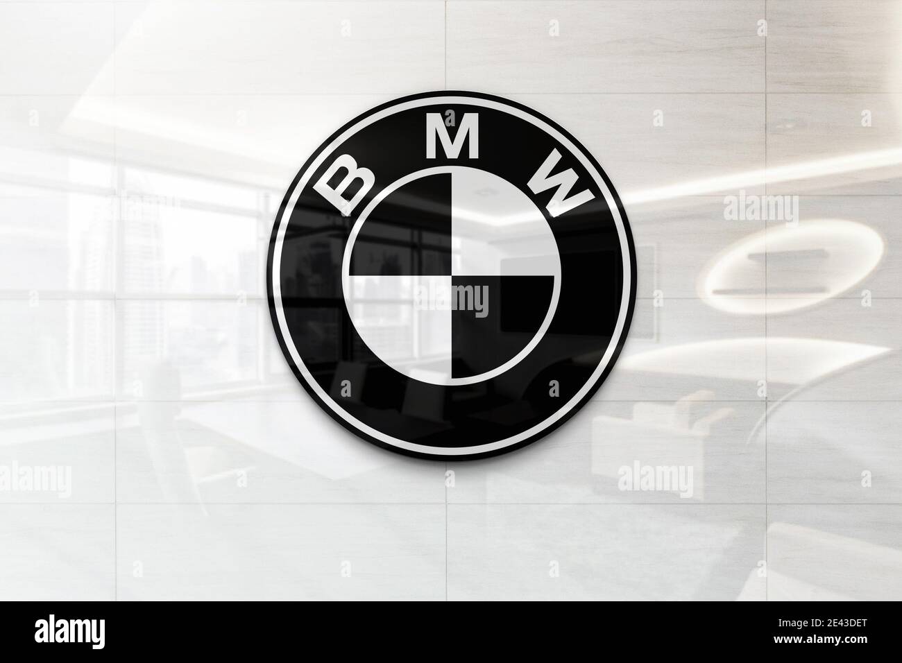 bmw logo Stock Photo