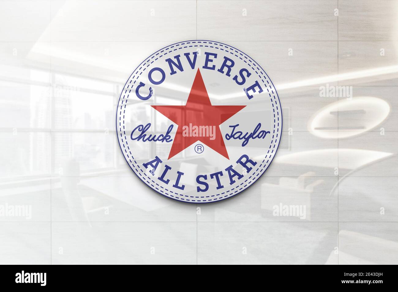 Converse logo hi-res stock photography and images - Alamy
