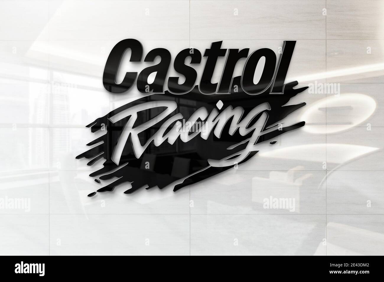 castrol racing office logo Stock Photo