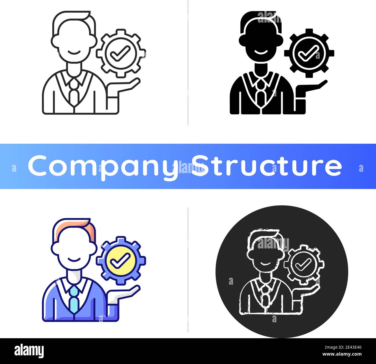 Project management icon pack hi-res stock photography and images - Alamy
