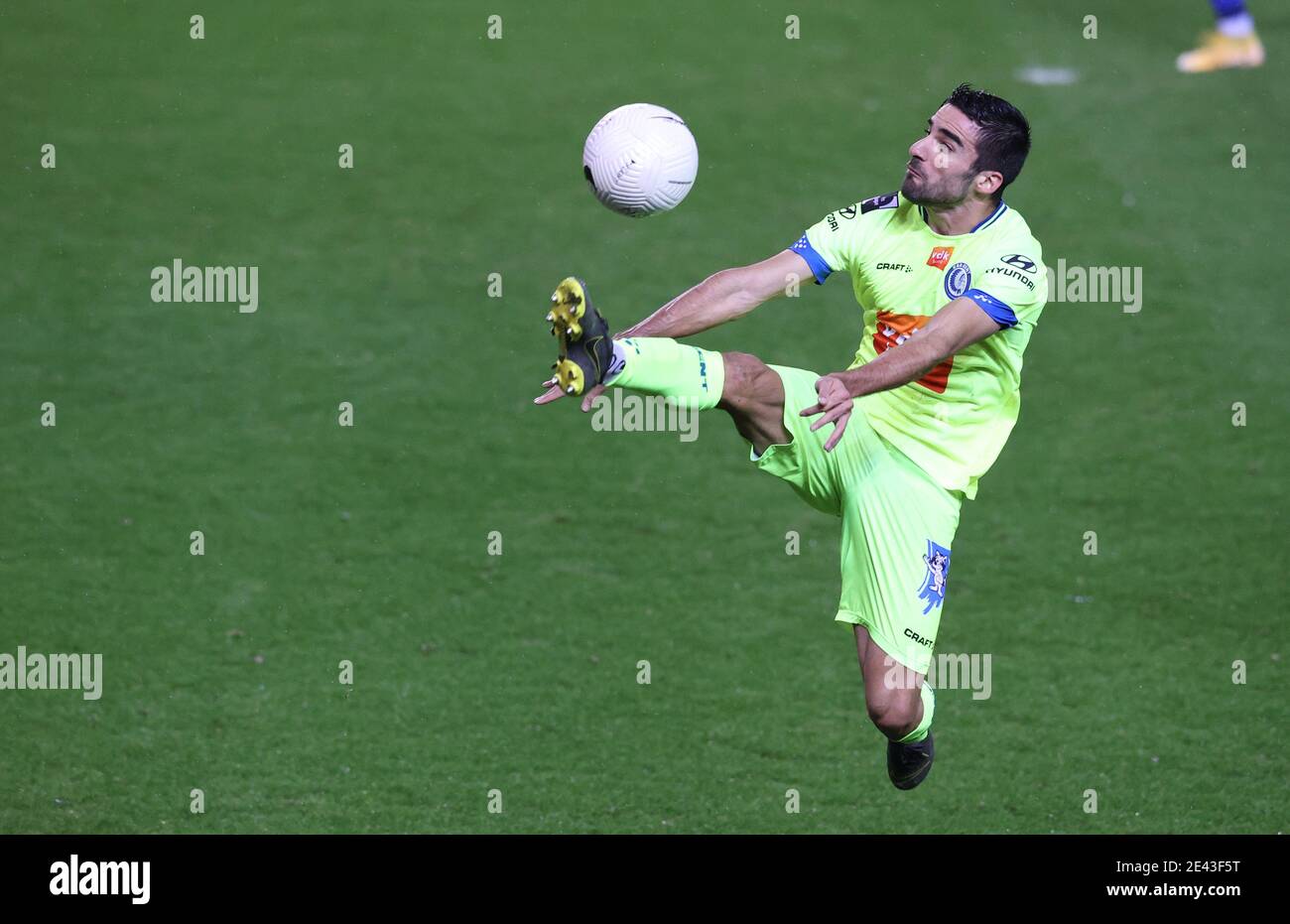 Gent S Milad Mohammadi Pictured In Action During A Soccer Match Between Krc Genk And Kaa Gent Thursday 21 January 21 In Genk On The Advanced Day 2 Stock Photo Alamy