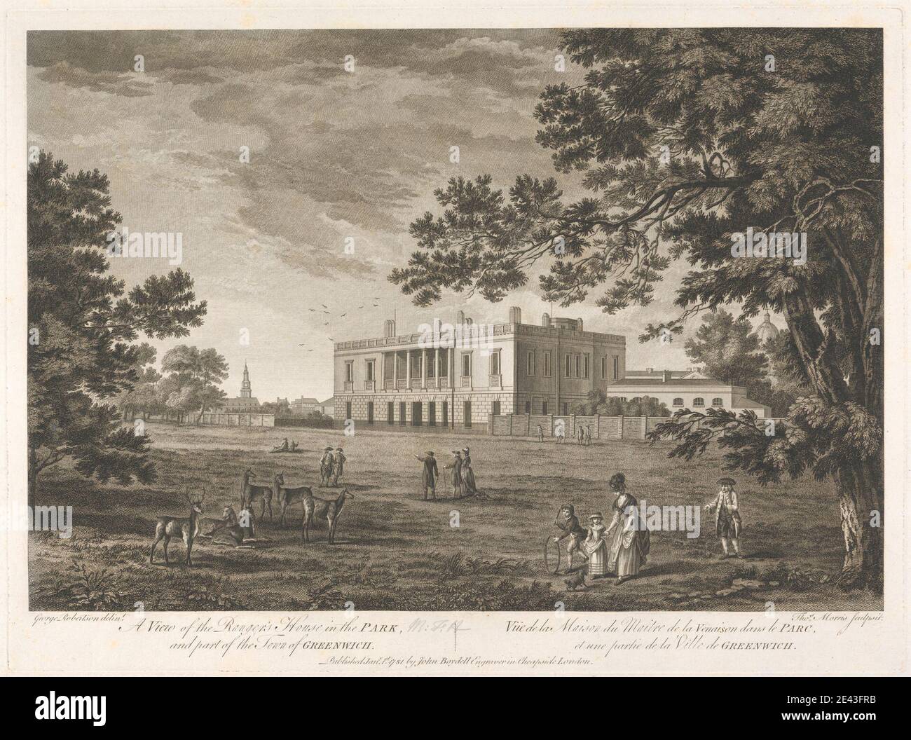 Thomas Morris, active 1771â€“1794, A View of the Ranger's House in the